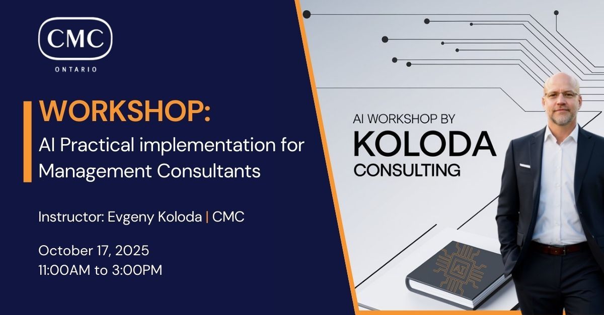 WORKSHOP: AI Practical Implementation for Management Consultants III